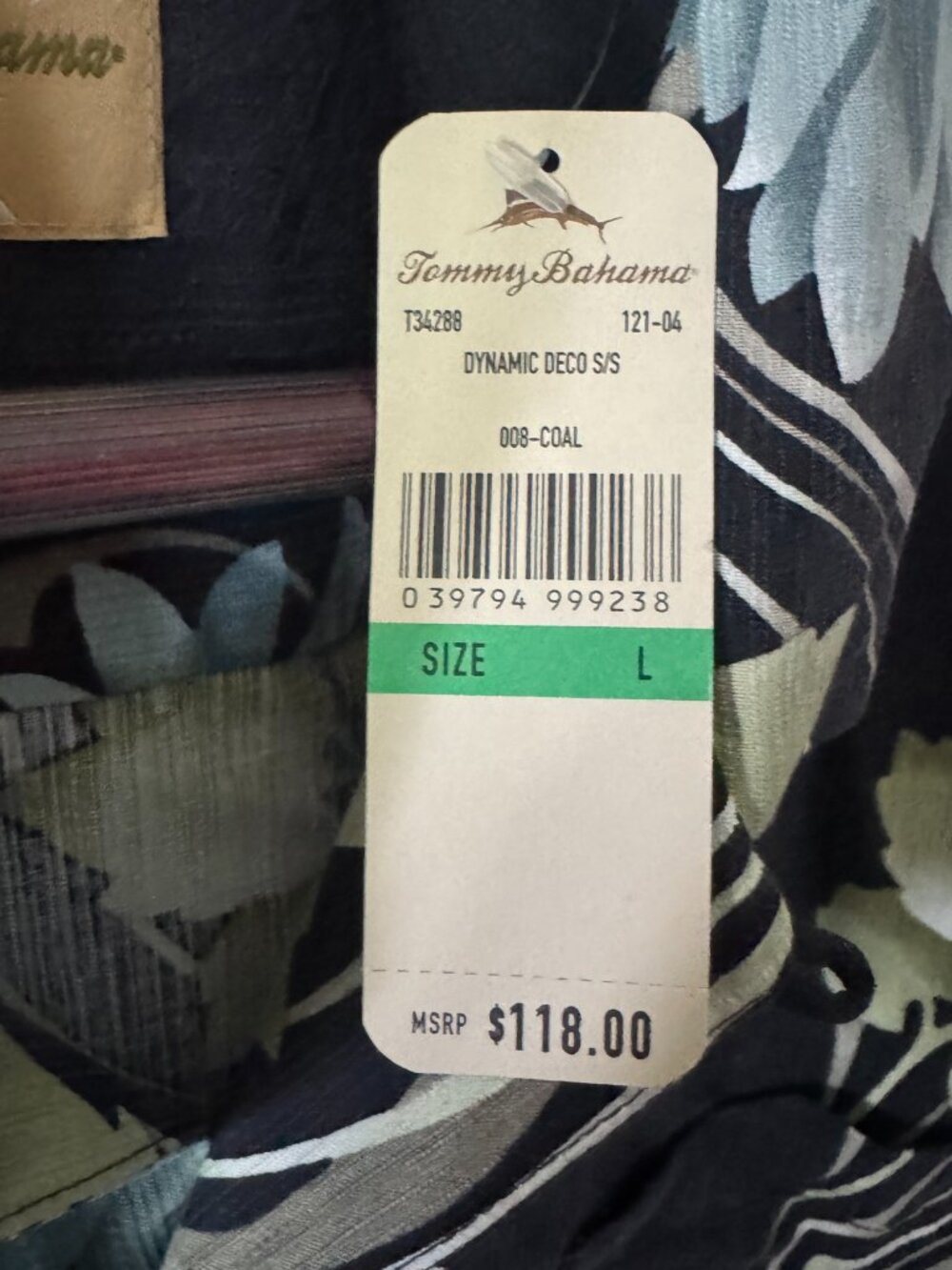 Tommy Bahama Dynamic Deco Camp Shirt – Large – New with Tags - Picture 7 of 10